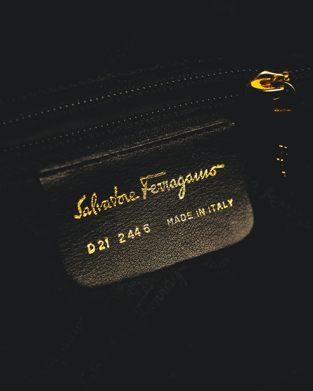 “Salvatore Ferragamo” 90’s-00’s Gancini-detail textured canvas shoulder bag