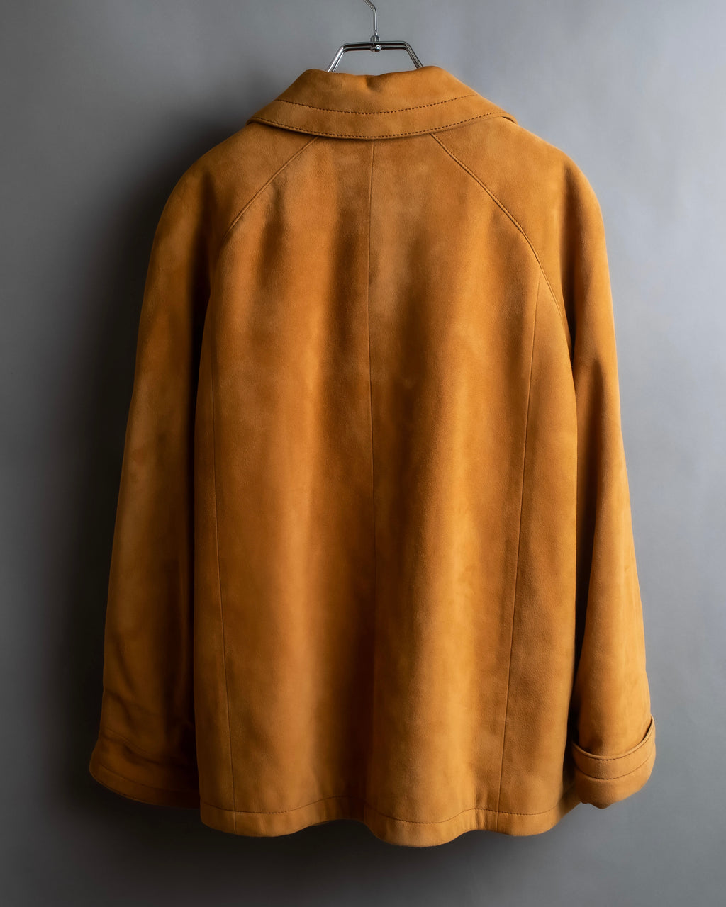 "LOEWE" Out pocket detail oversized suede jacket