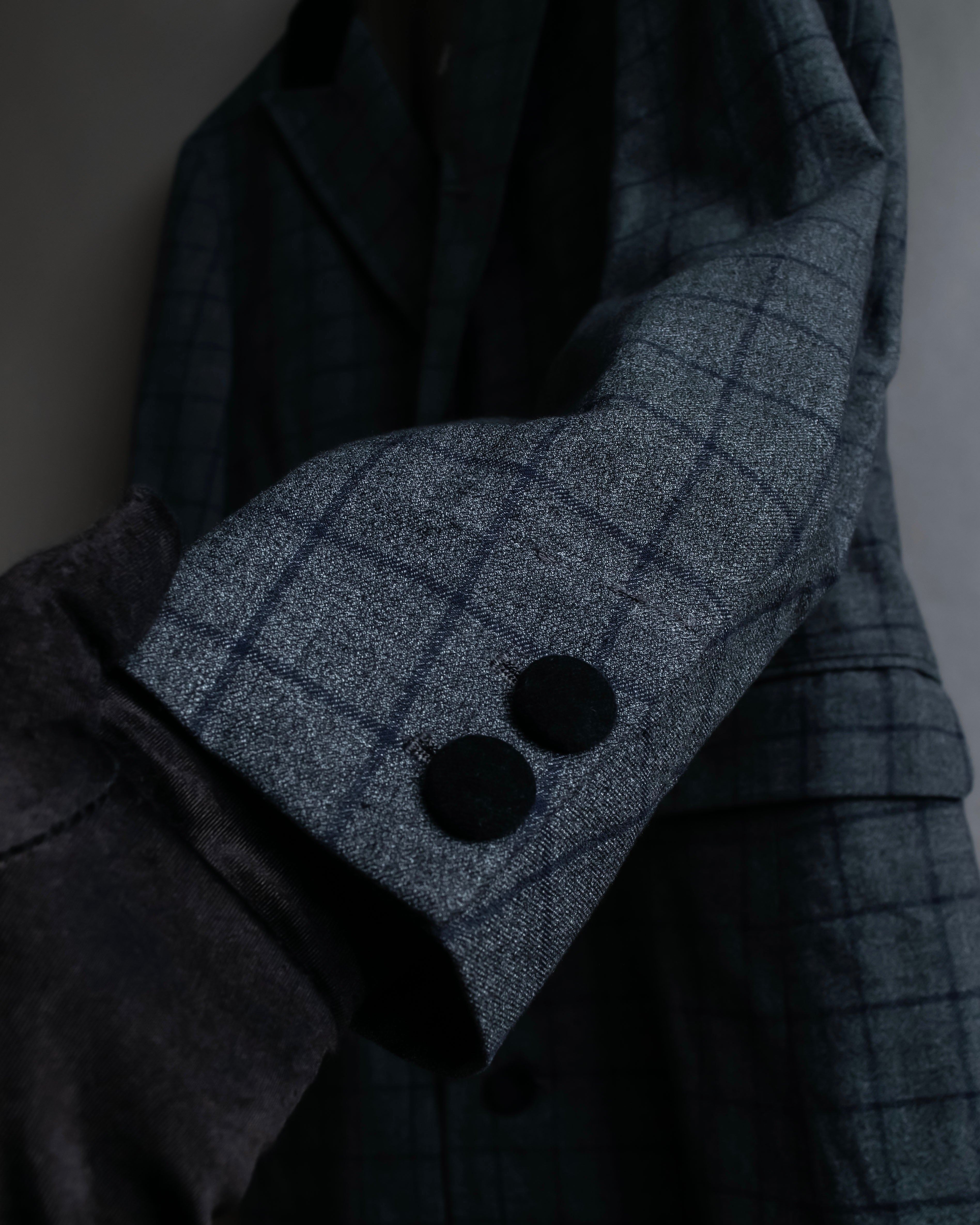 "JOHNBULL" Velvet collar design chesterfield coat