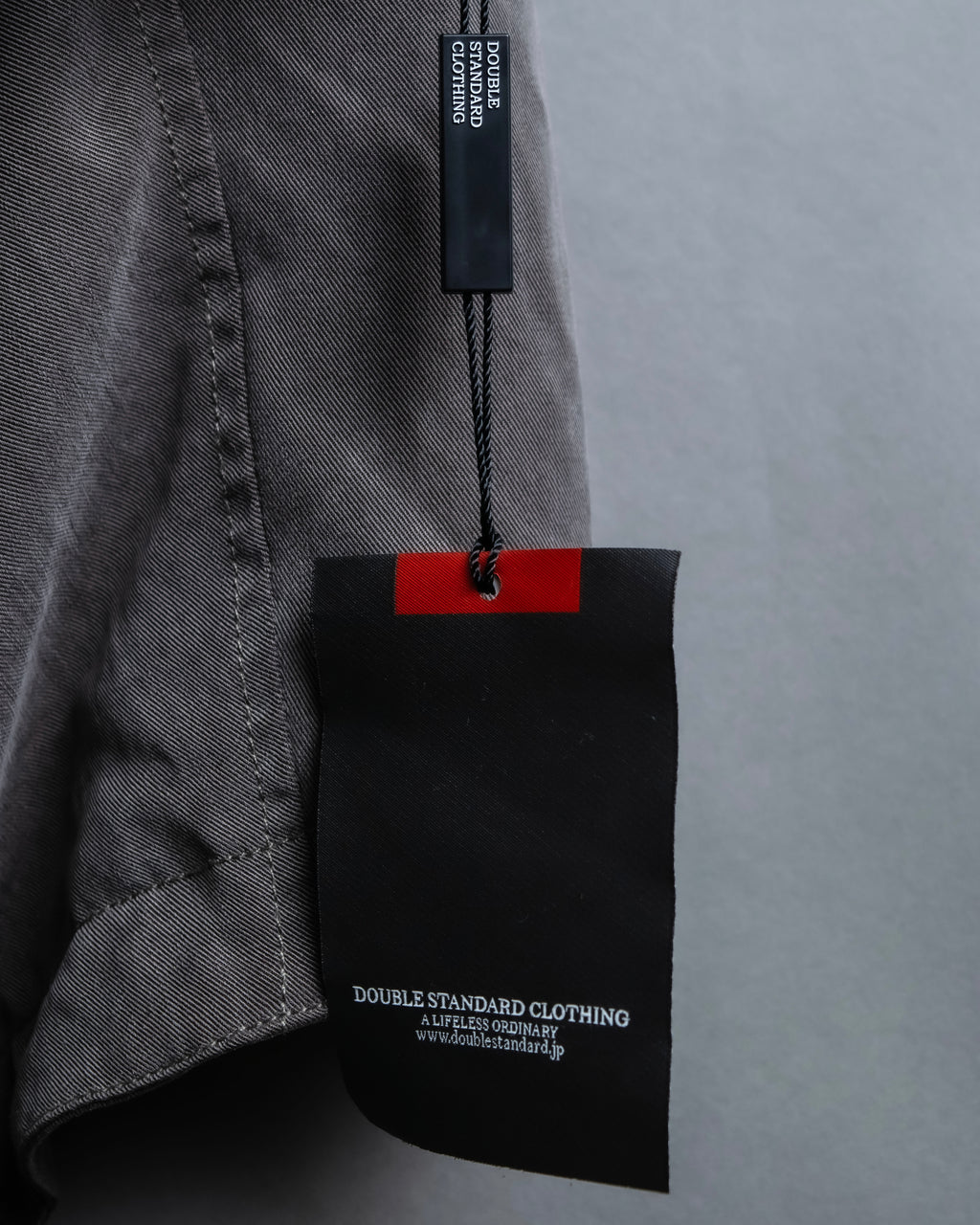 “DOUBLE STANDARD CLOTHING” Designed sleeve hooded middle coat