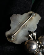 "GEORG JENSEN" Grape cluster motif silver 925 brooch