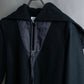 "MM6 MAISON MARGIELA" Wool blend zip up cape collar jacket