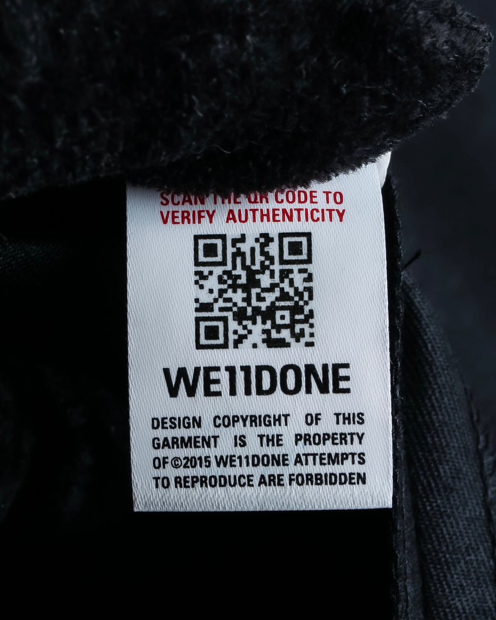 "WE11DONE" Flare silhouette super maxi skirt