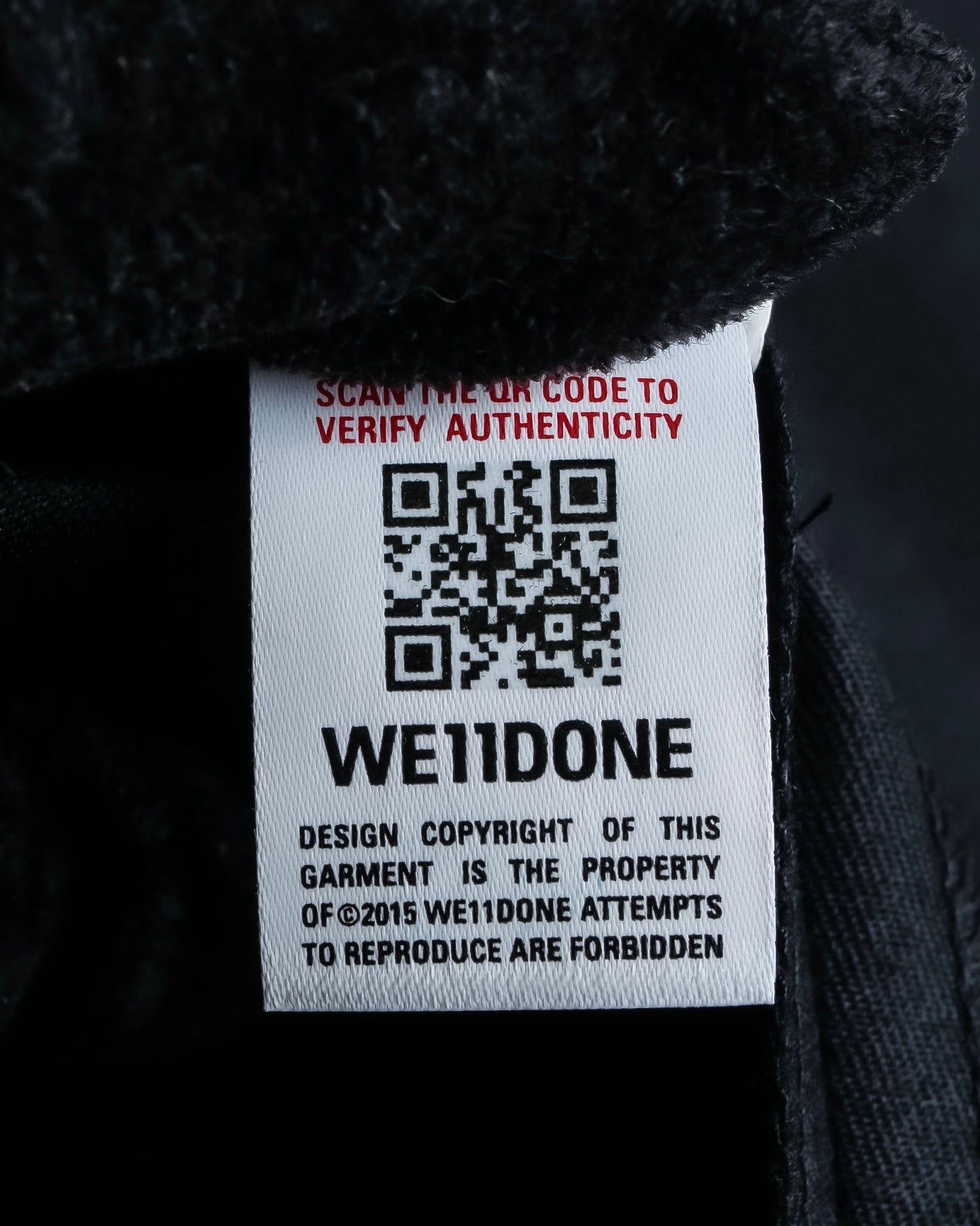 "WE11DONE" Flare silhouette super maxi skirt