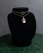 "MAISON MARGIELA" Geometric symbol motif adjustable length necklace