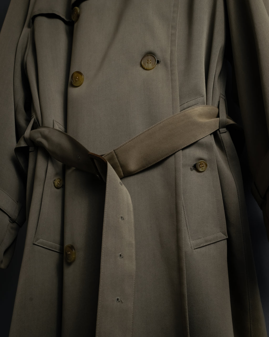 -SPECIAL- "Burberrys" 90's Collar switching two-tone trench coat