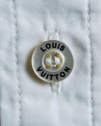"LOUIS VUITTON" Ribbon frill design regular collar shirt