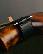 “LOEWE” 2010’s-2020’s industrial leather cuff bracelet