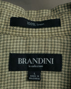 -MOOD Vintage Collections-
90’s Houndstooth linen relaxed shirt