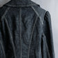 "Vivienne Westwood RED LABEL" Asymmetrical button design mid length denim coat