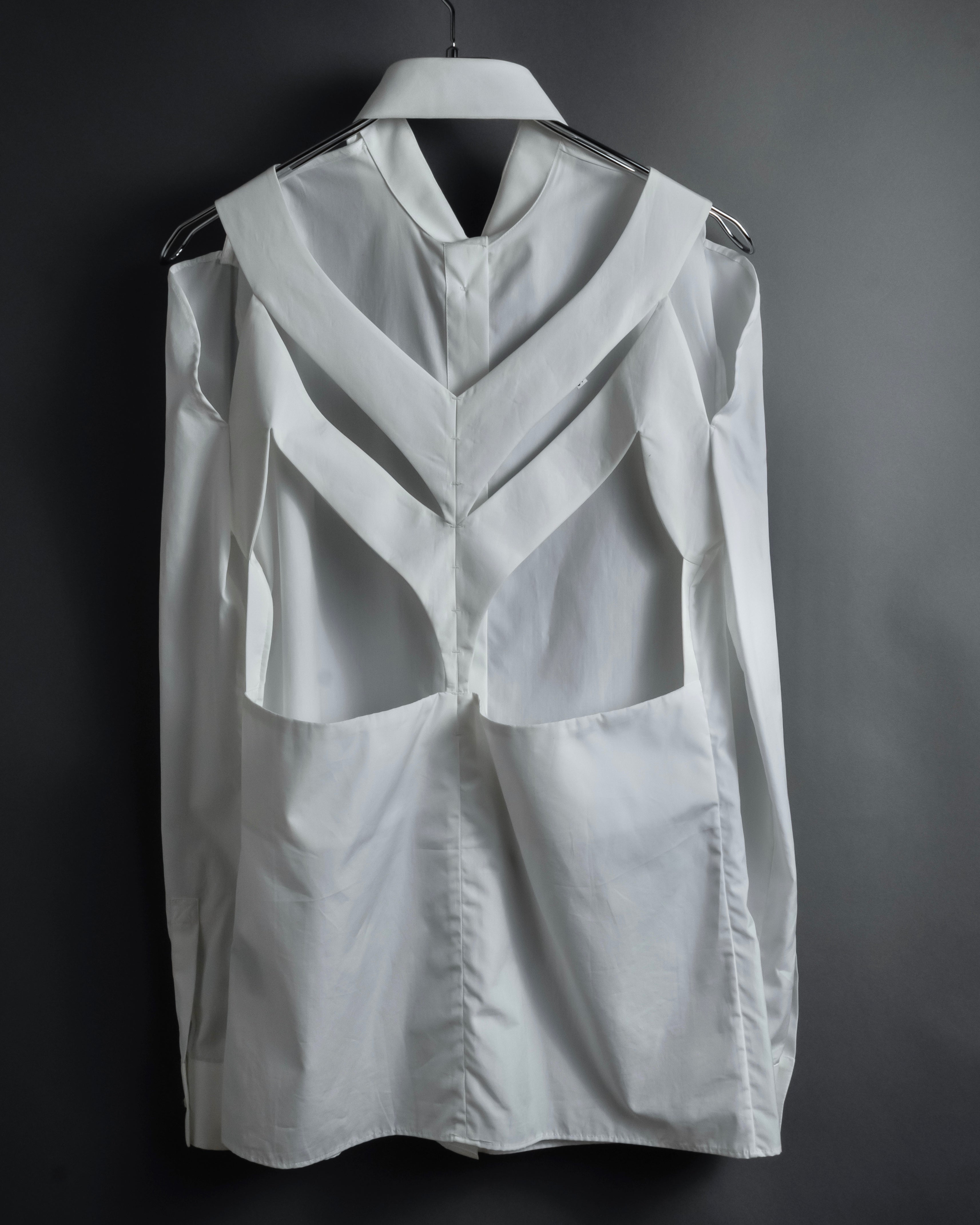 "MAISON MARGIELA" 18AW Constructive cutting details shirt