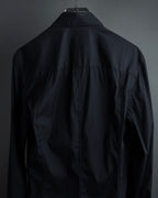 "Dolce & Gabbana" Logo embroidered tie design dress shirt