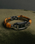 “GUCCI“ 00’s Bamboo bangle watch