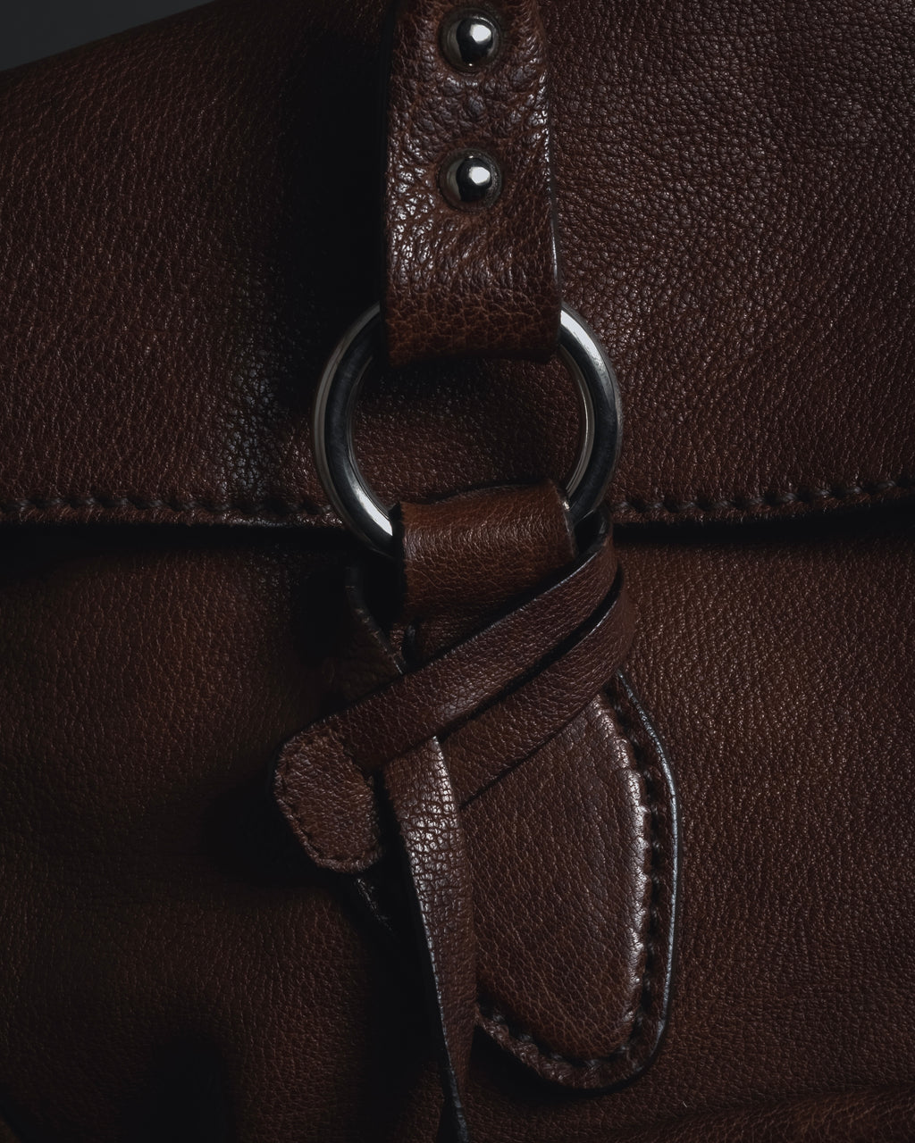 "JIL SANDER" 90’s-00’s Functional pocket leather satchel bag