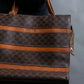 "CELINE" Macadam Pattern Three Line Handbag