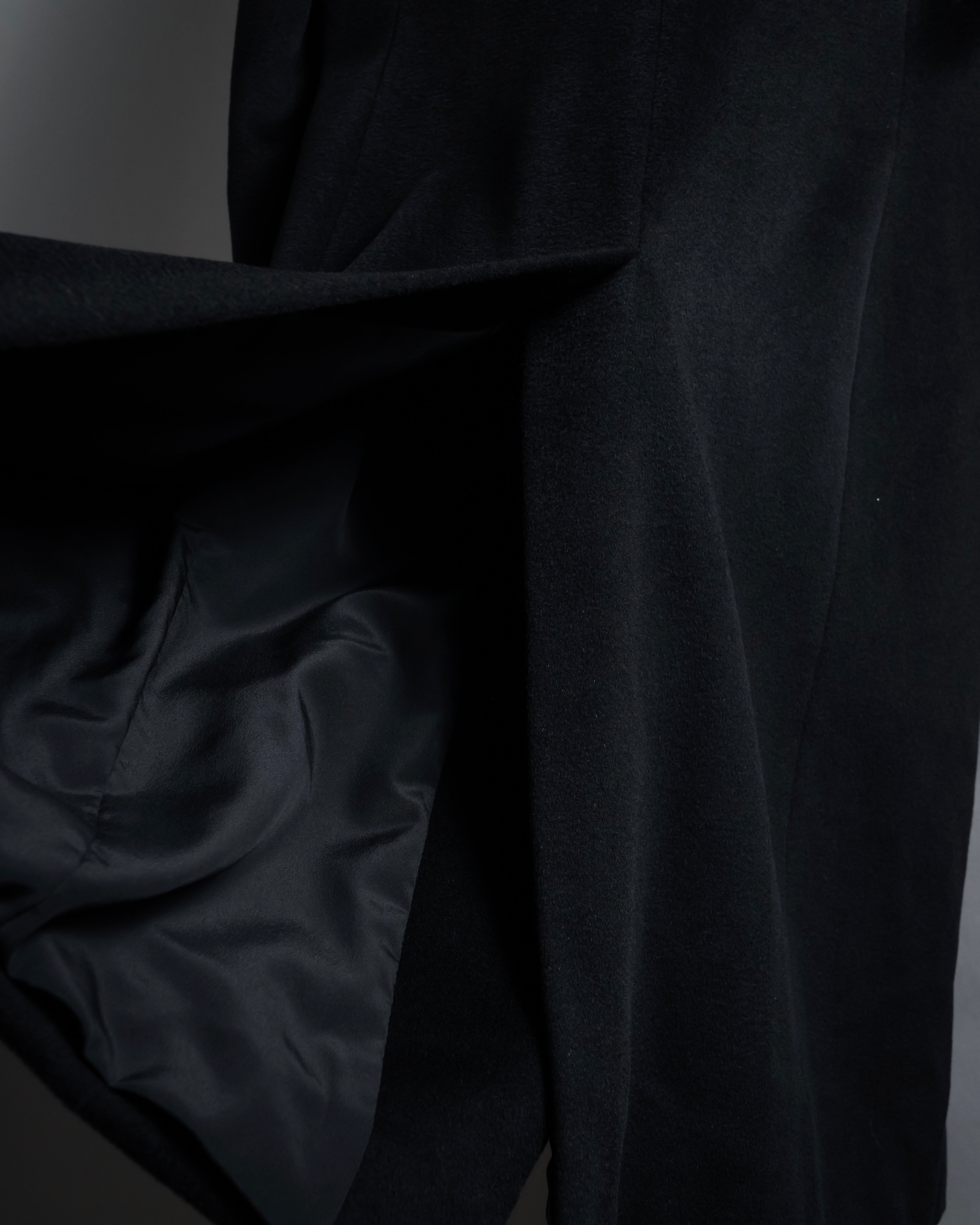 "FENDI" 00's-10's Karl Lagerfeld design shaped long coat