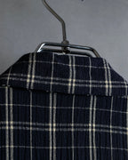 "Vintage windowpane tailored jacket"