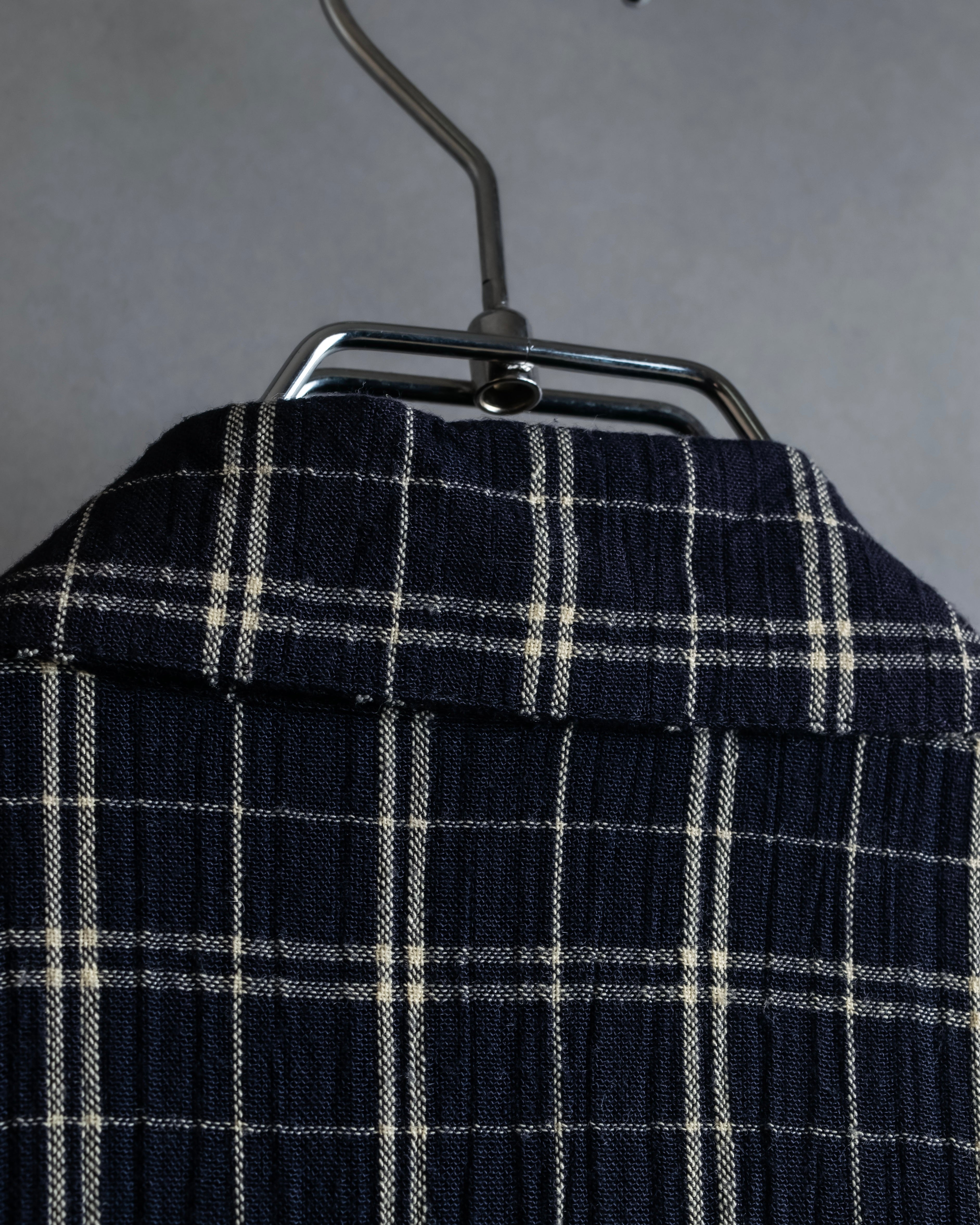 "Vintage windowpane tailored jacket"