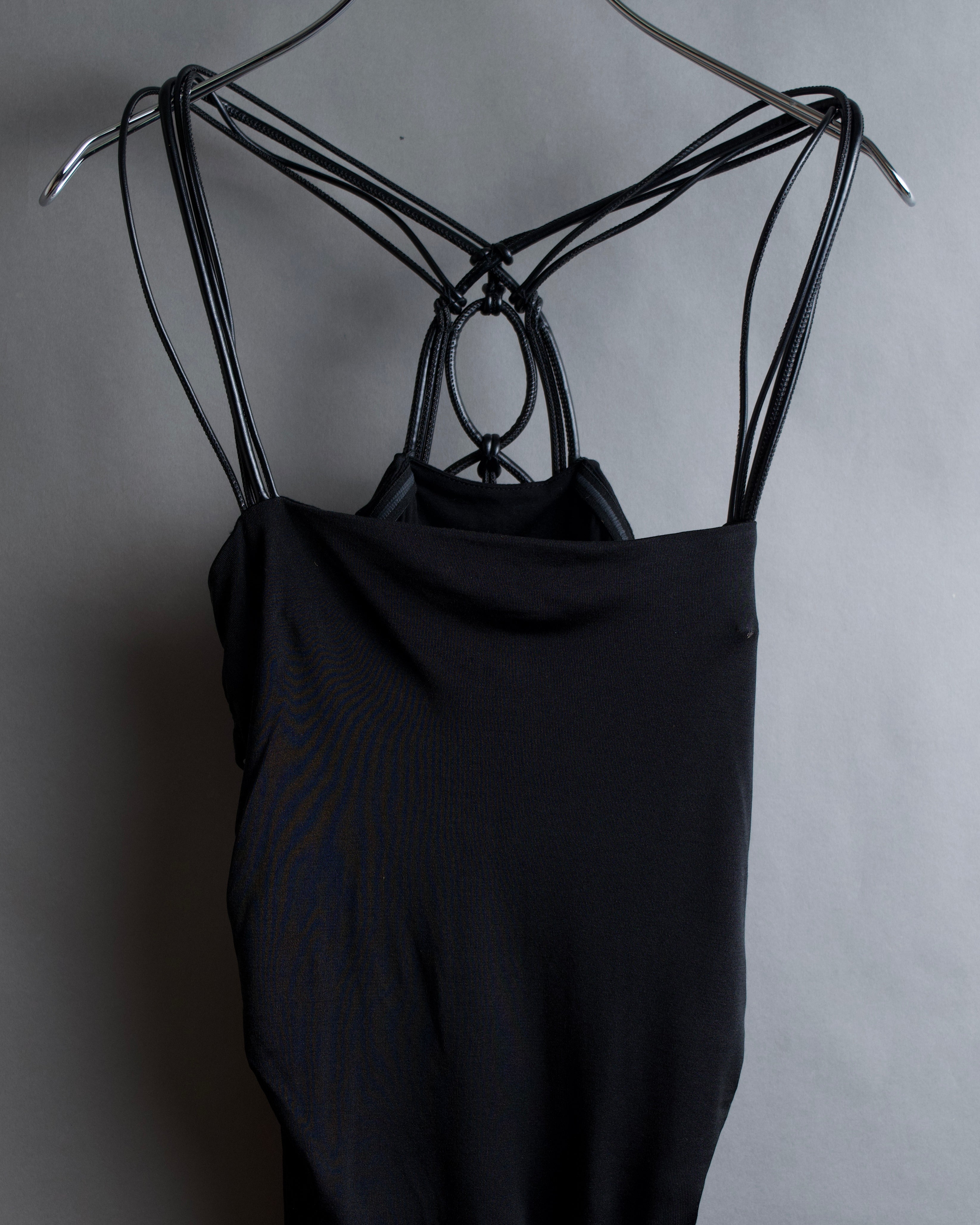 "ISABEL MARANT" Cord-layered strap design sleeveless dress