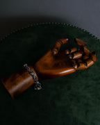 "GUCCI" Tennis racket motif silver bracelet