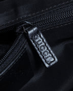 "GUCCI" Combination design hair calf leather bag