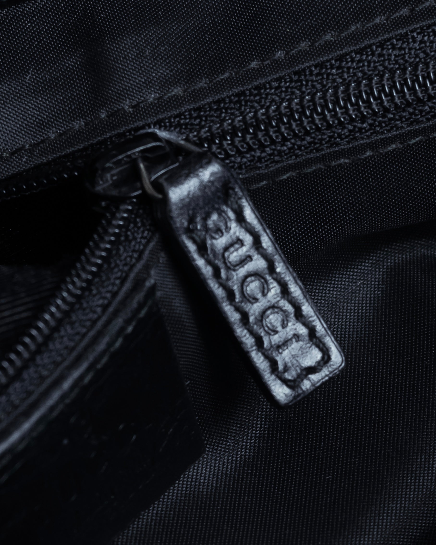 "GUCCI" Combination design hair calf leather bag