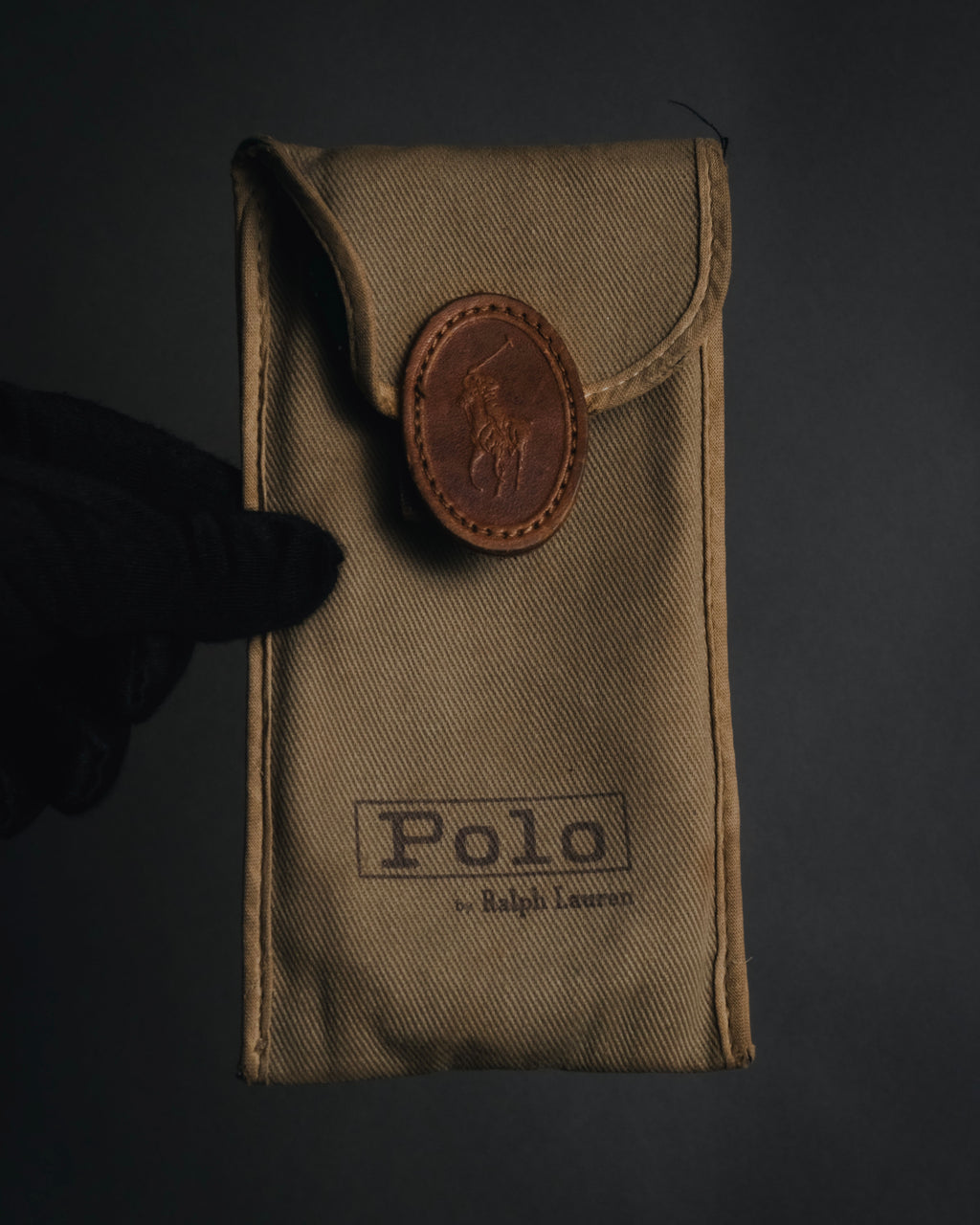 "Polo Ralph Lauren" 85’s-95’s Tortoiseshell aviator logo temples sunglasses