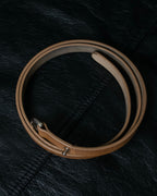 "Maison Martin Margiela" No. 11 Bella Pelle minimal design leather belt