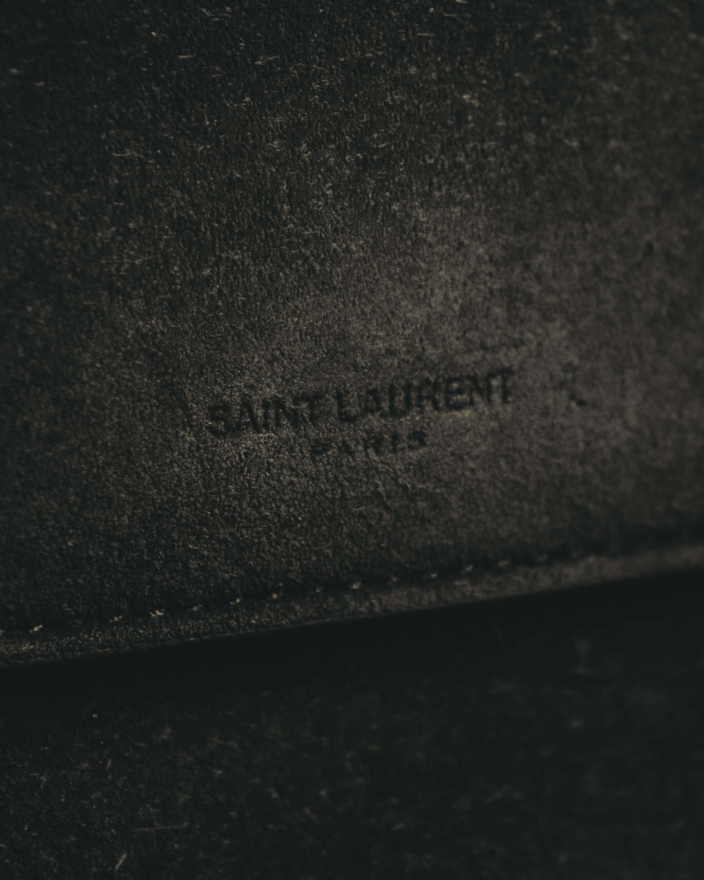 -SPECIAL- "Saint Laurent" 2013-2017 Betty suede and leather geometric flap chain shoulder bag