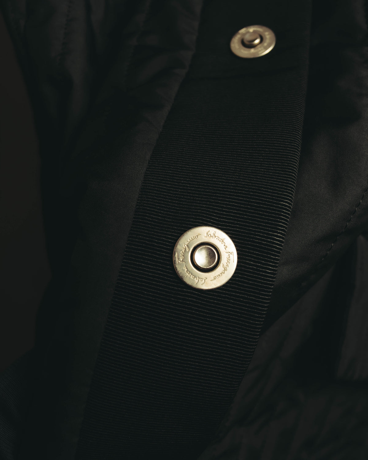 “Salvatore Ferragamo” 00’s-10’s Padded tailored long coat