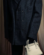 "COMME des GARCONS HOMME PLUS" Structured cut double-breasted tailored jacket