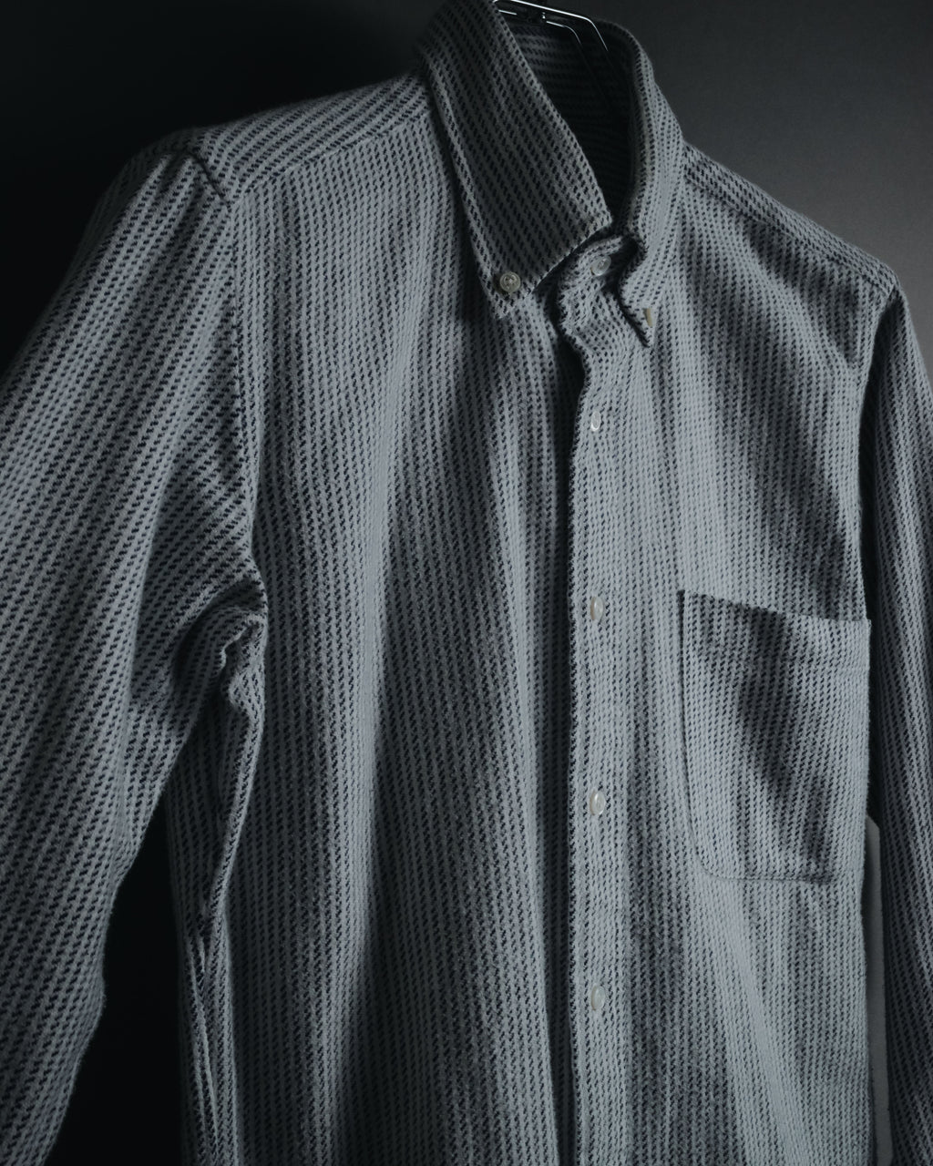 "THOM BROWNE" Micro patterned button-down shirt