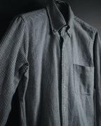 "THOM BROWNE" Micro patterned button-down shirt