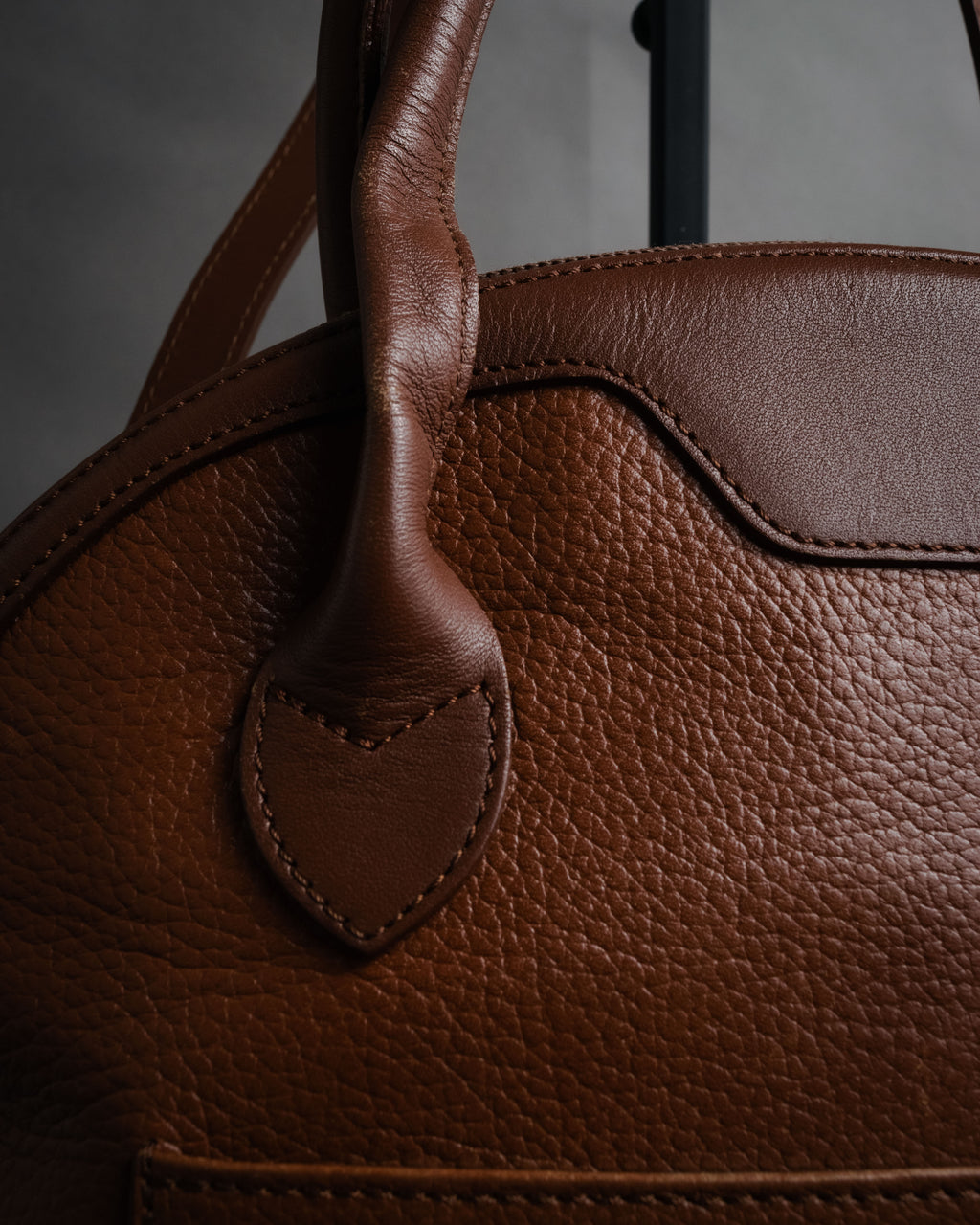 “Burberrys” 90’s Grain leather dome bag