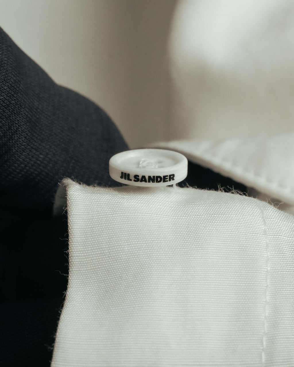 “JIL SANDER” Late 10’s-early 20’s Half-buttoned long shirt dress