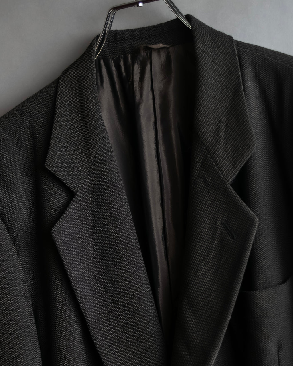 "GIORGIO ARMANI" 90's Oversized brown tailored jacket