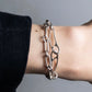 "HERMES" Chaine d'Ancre punk series silver 925 bracelet