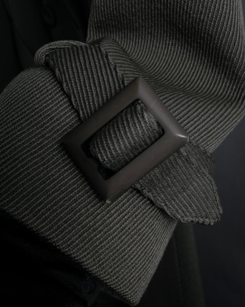 "Christian Dior" 70’s Classically tailored belted trench coat