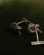 "Hermès" 70's-90's Vintage rope knot cufflinks
