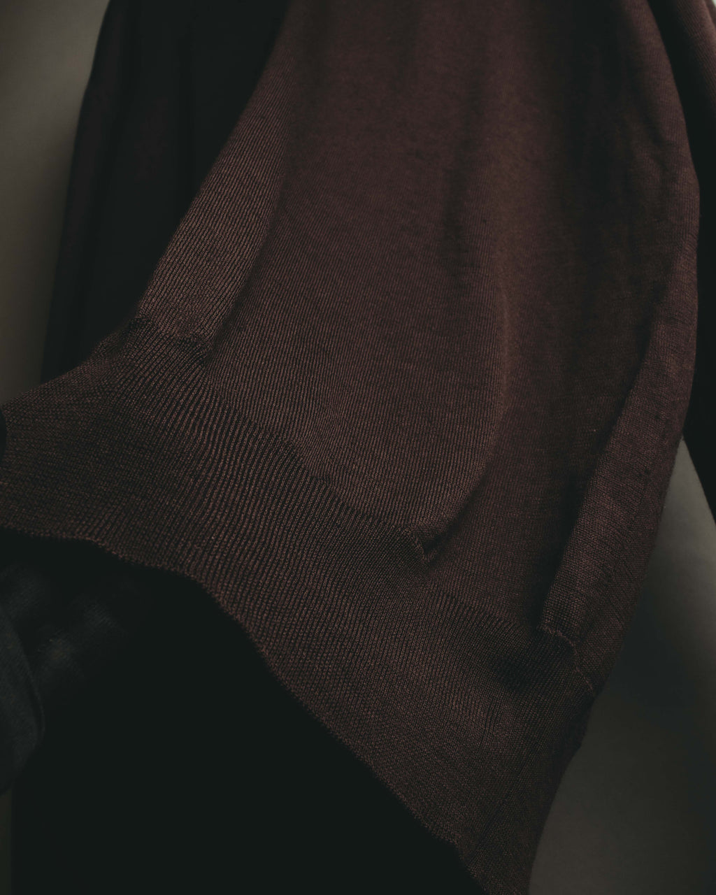 "GUCCI" 90's-00's Minimal V-neck wool sweater