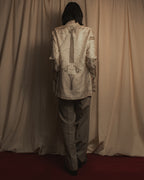 -SPECIAL- "HERMES" 00's Jean-Paul Gaultier Era Silk Twill Shirt "La Musique des Sphères