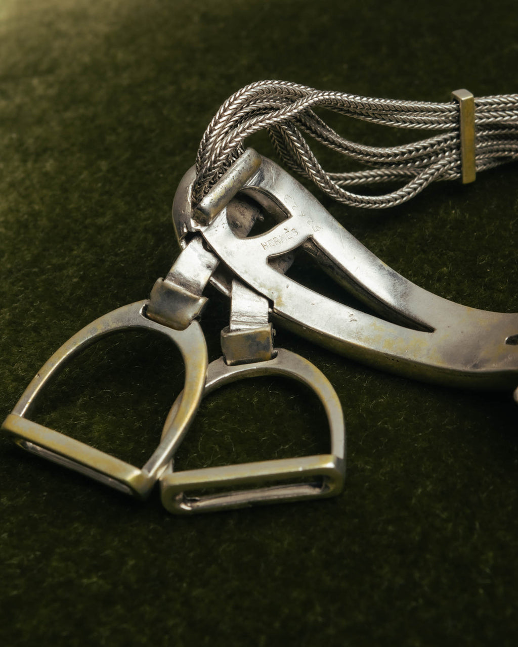 -SPECIAL- “HERMÈS” 70’s-90’s Étrier multi chain bracelet