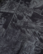 "JEAN PAUL GAULTIER JEANS" American comic book motif sheer short length pullover