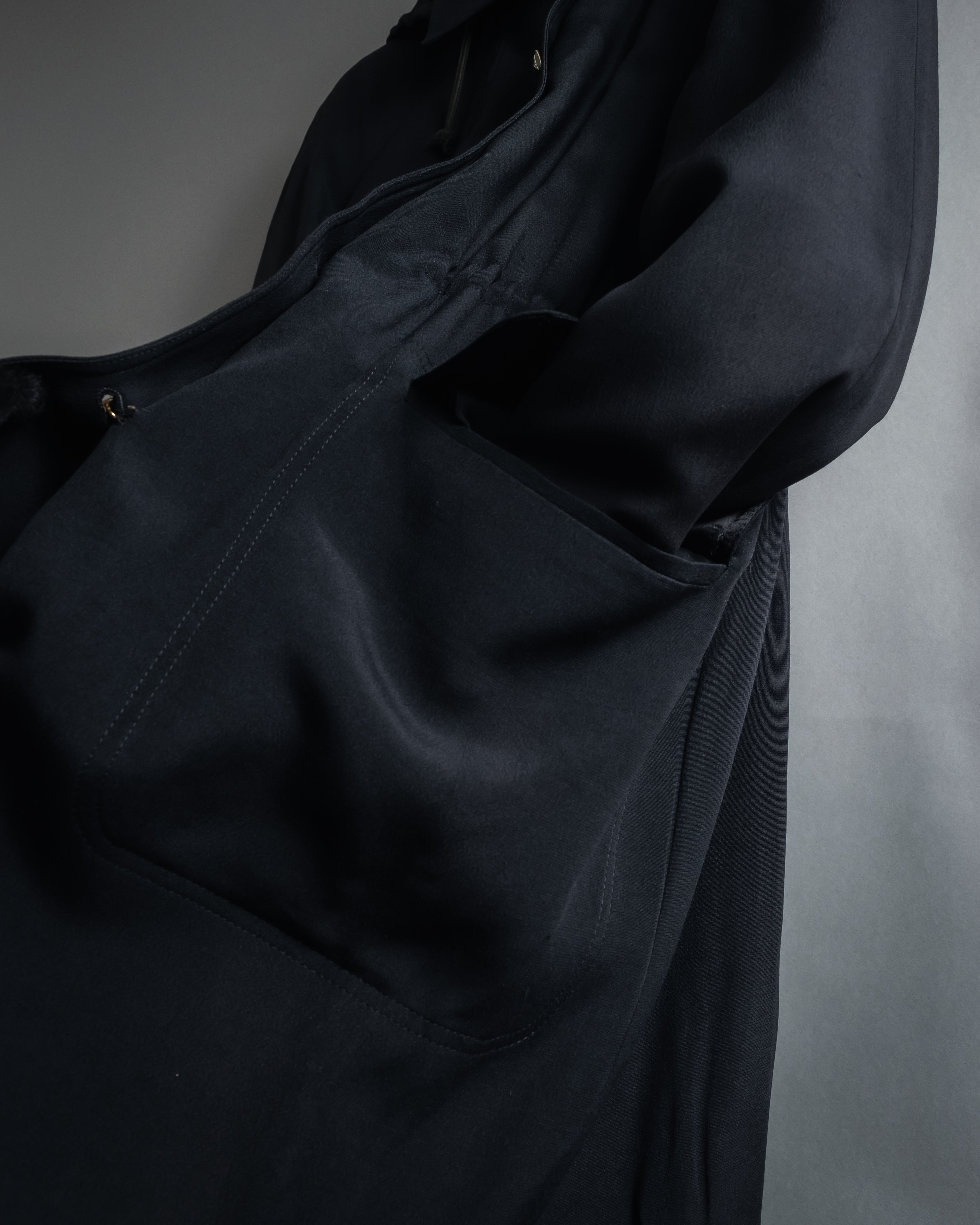 "VALENTINO" 90’s Couture-lined hooded coat