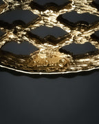 “Christian Dior” 70’s-80’s Lattice rhinestone brooch