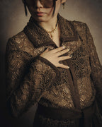 -SPECIAL- “VALENTINO ROMA” 1998-2008 Lace belted sheer coat dress