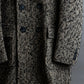 "LANVIN" Double breasted tweed chester coat