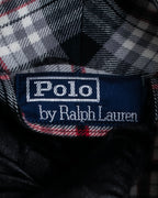 "POLO Ralph Lauren" Check pattern oversized belted gown coat