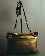 “LANVIN” 2008-2015 Metallic Happy shoulder bag