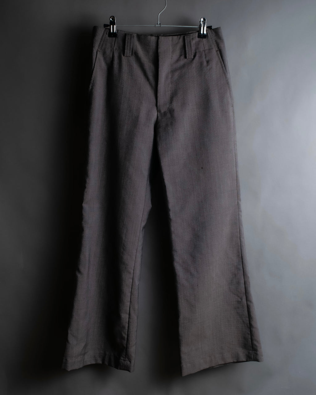 "JUNYA WATANABE COMME des GARCONS" Greige color wide flare slacks